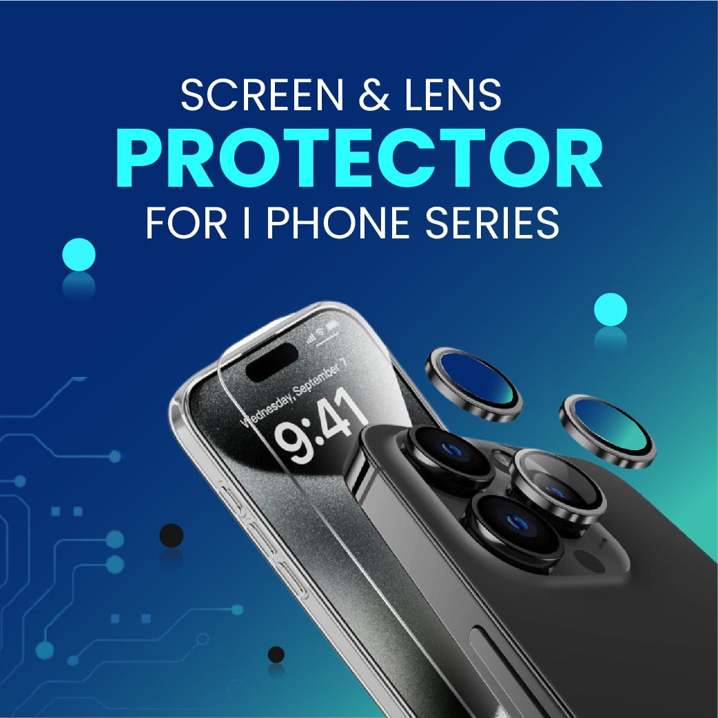 Screen & Lens Protector for Iphone Series
