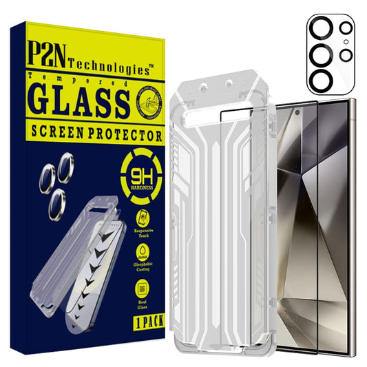 Premium Screen & Lens Protector for Samsung Galaxy S24 & S24 ultra– Ultra Clear, Scratch Resistant, Easy Installation